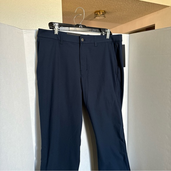 lululemon Men’s ABC Slim-Fit Trouser 34”L *Warpstreme, Waist 36” True Navy NWT - Picture 4 of 8